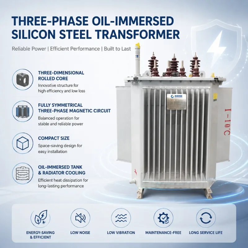 Customized S20-M.RL Series Oil-Immersed Transformer 10kV To 0.4kV Sealed Corrugated Fin Tank