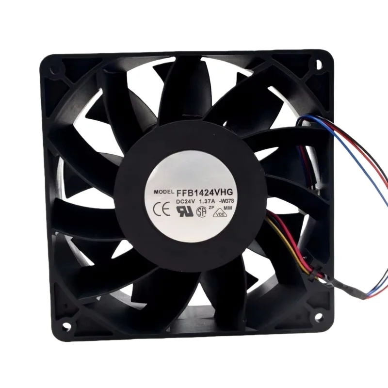 FFB1424VHG 24VDC AXIALLÜFTER 1,37A 140x140x51mm 4-Draht Hochleistungs-Inverter-Schrankkühlventilator