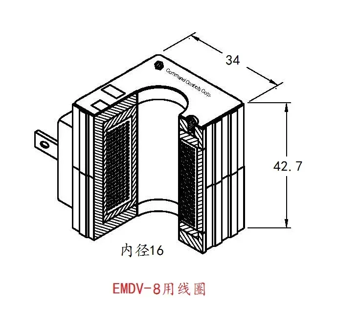 EMDV-08 EMDV-10 EMDV-12 ملف صمام الملف اللولبي المستورد من بوشر