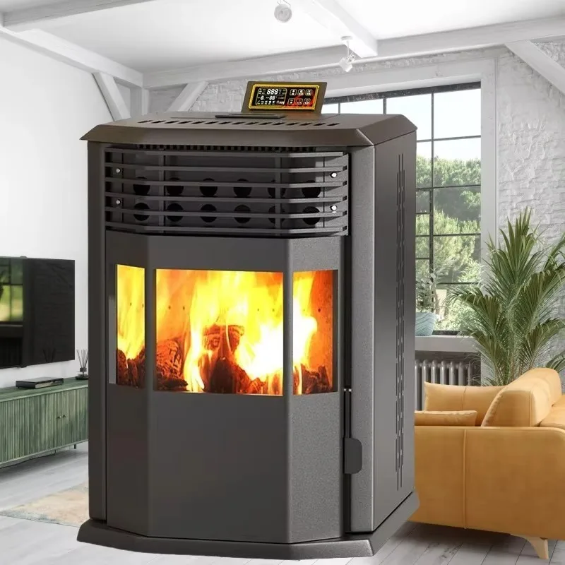 

Efficient Winter European Cast Iron Furnace Smokeless Pellet Stove Heat Exchanger for Wood Stove Biomass Pellet Heating Furnace