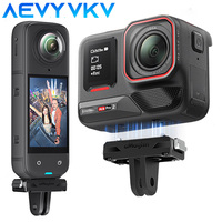 aMagisn Magnetic Two Claw Adapter Action Camera Accessories For Insta 360 X5 Ace Ace pro 2 Adapter
