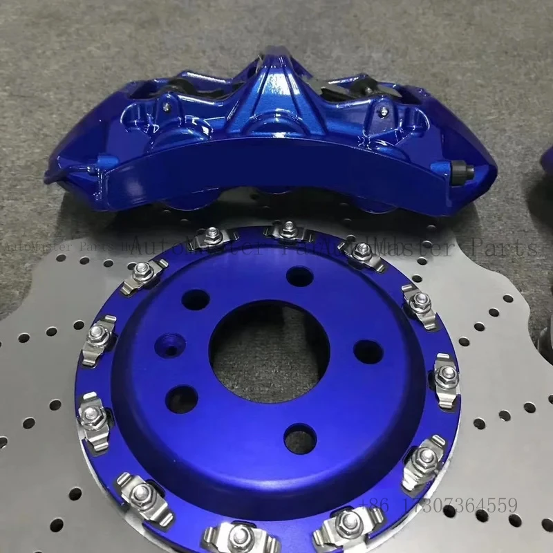 

Direct Bolt-on Auto Brake Parts Racing Competition Modified Car Big Brake Kit Caliper 6 Piston Brake Blue Wave Rotor Disc Kit