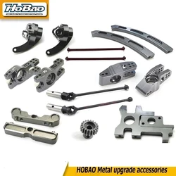 2 adet destek çubuk HOBAO yarış 1/8 HYPER 8SC 89854 Cnc rc parçaları için 7075 alüminyum yükseltme aksesuarları arka Brace