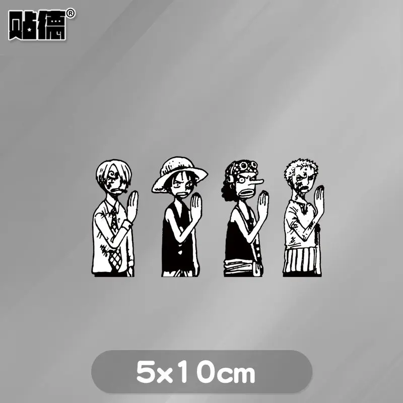 

ONE PIECE Luffy Sauron Peripheral Anime Stickers For Cars Laptop Windows Decorative Stickers