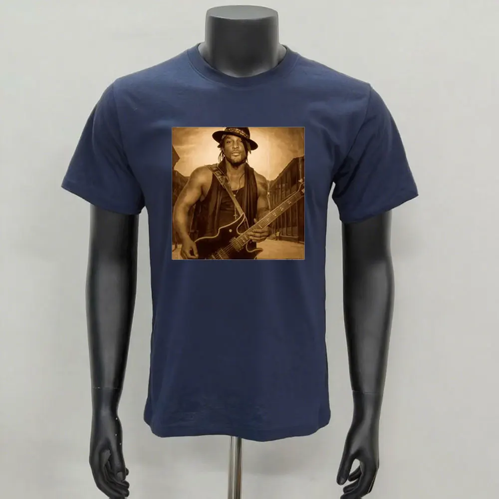 RIP D'Angelo سوف نذكرك دائمًا.1974-2025 تحية القطن قميص D'Angelo براون السكر الفودو للجنسين الصيف الرجال المحملة XS-3XL