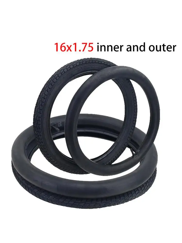 AliExpress 16X1.75 (47-305) inner and outer tires Tyre For Electric Bicycle Replacement Vehicle Electric Bicycle tube Tyre