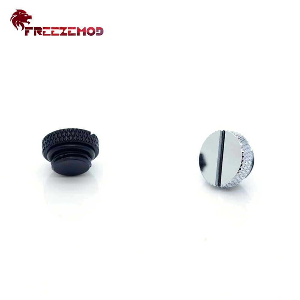 FREEZEMOD Sealing Lock Water Plug Coin Type Hand Twisted Stopper End Fitting Connection Torque MOD Metail PC HDT-BA1