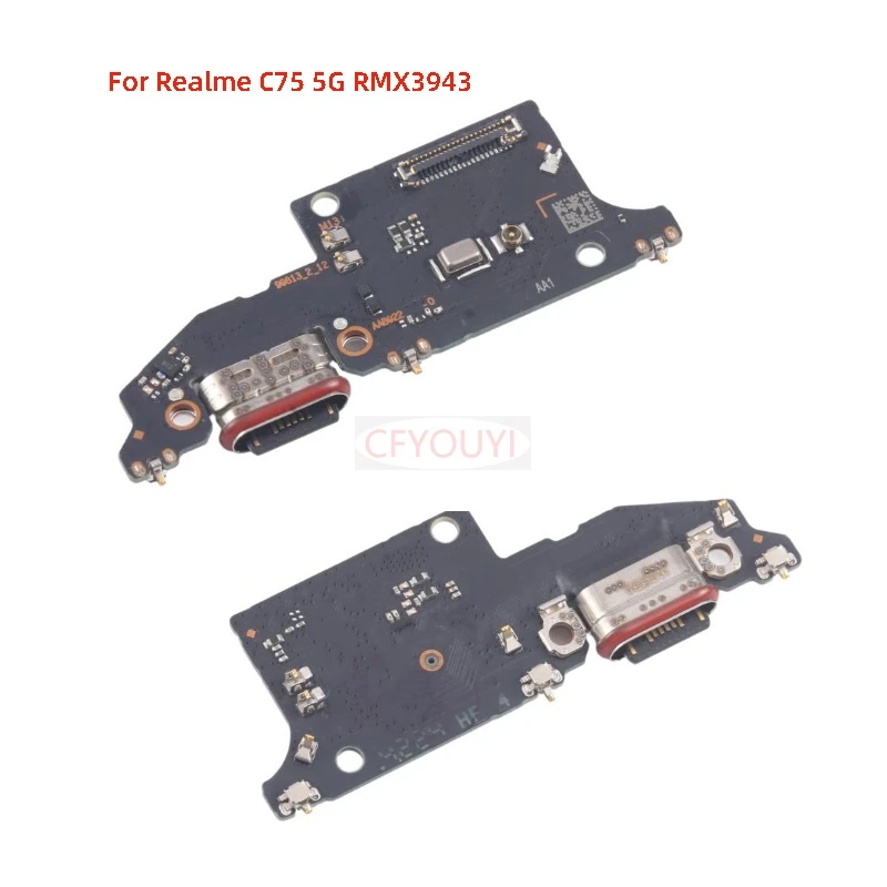 

1 шт. USB-разъем для зарядки, плата порта, гибкий кабель для Realme C75 5G RMX3943, порт зарядки, гибкий кабель, запасная часть