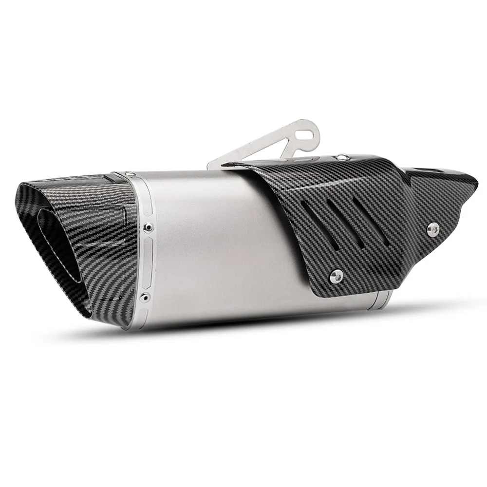 Für Yamaha MT-09 MT-09 2014-2021 Komplettes Auspuffsystem Vorderrohr Schalldämpfer Endrohre Auspuffrohre – Detail 4