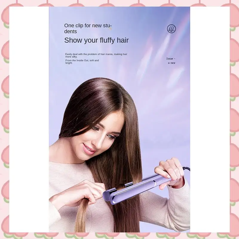 

N18R Electric Hair Straightener 5 Temps Mini Straightener Heating Comb Anti Scalding Styling Tool