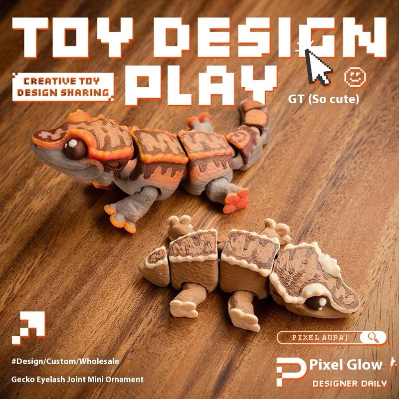 

В наличии мини-ресницы геккон, подвижная игрушка, модель брелка, 3d подарок на день рождения, орнамент