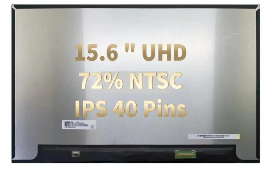 Imagem -02 - Painel de Exposição para o Portátil Painel Lcd Nenhum Toque 4k 156 Dentro Ne156qum-n55 Ne156qum-n5g Edp 40 Pinos Uhd 3840*2160 156 Dentro