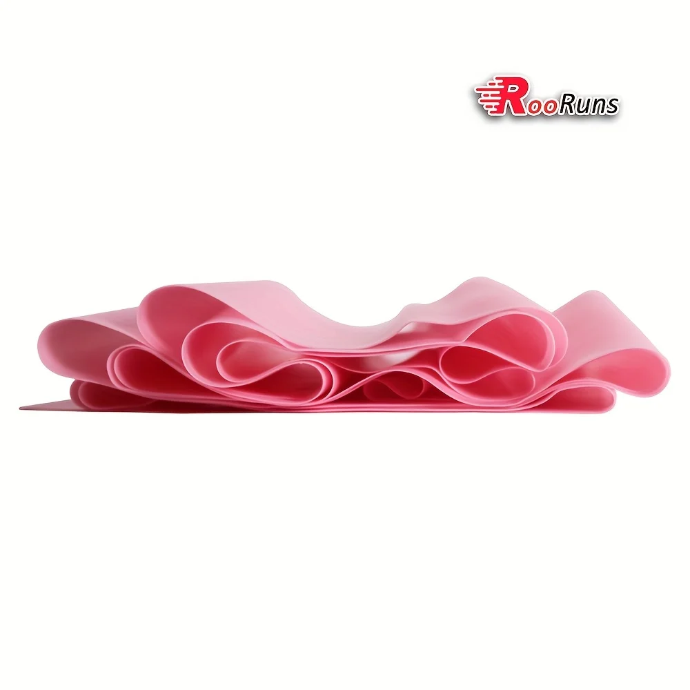 Rooruns اليوغا تمتد حزام بيلاتيس الباليه الرقص تمتد الفرقة المنزل ممارسة أربطة المقاومة المرنة حزام اللياقة البدنية الرياضة