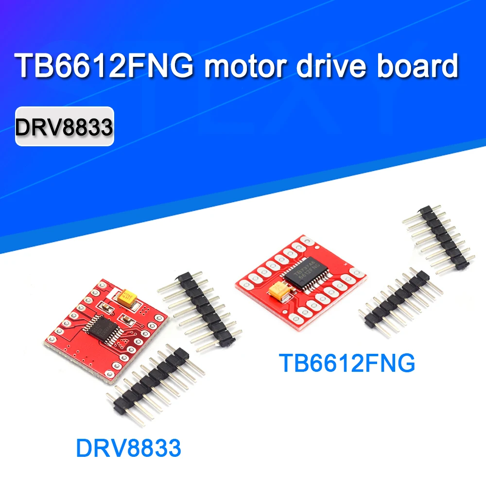 TB6612 DRV8833 Dual Motor Driver 1A TB6612FNG for Arduino Microcontroller Better Than L298N
