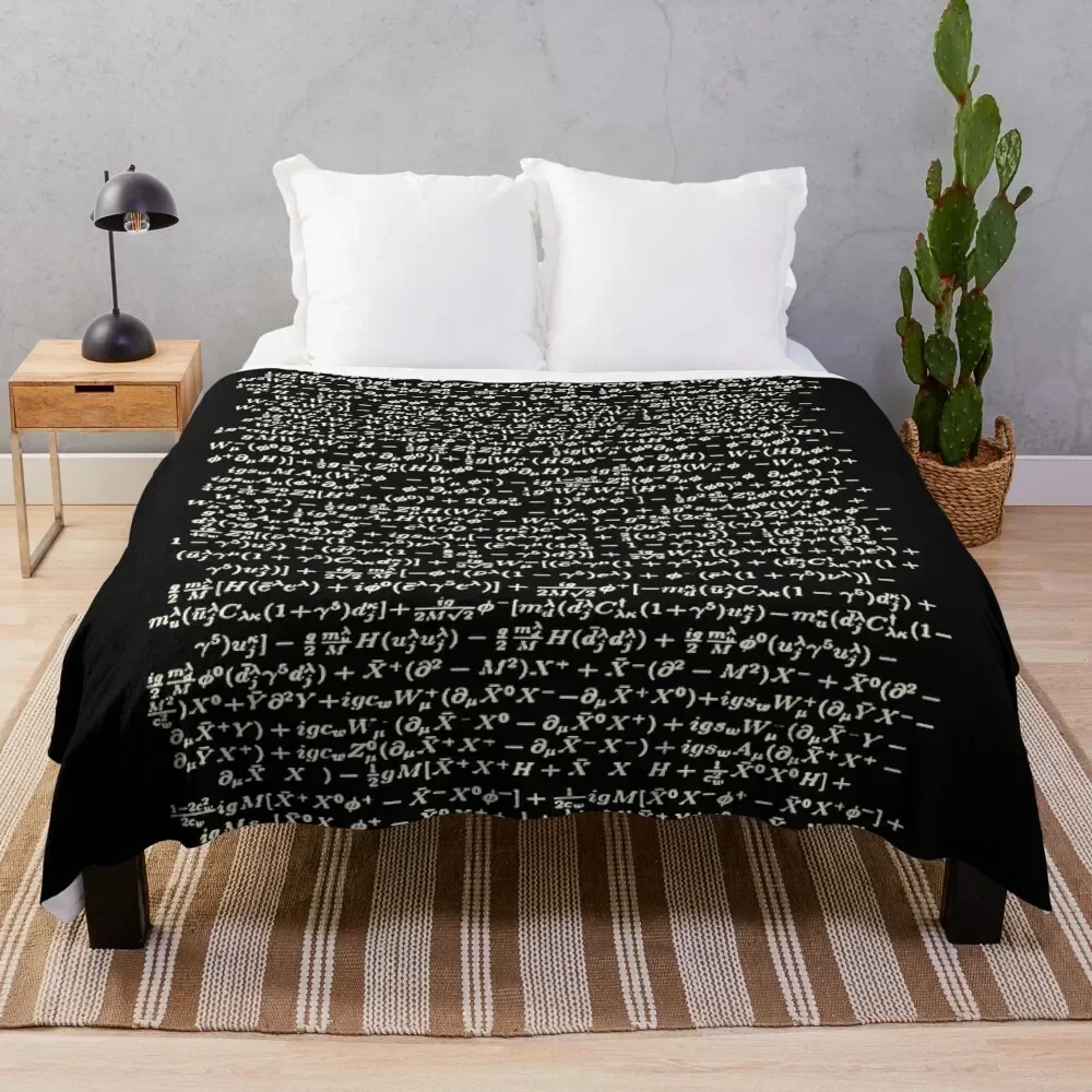 The Standard Model - A Love Poem Throw Blanket Camping Winter beds Blankets