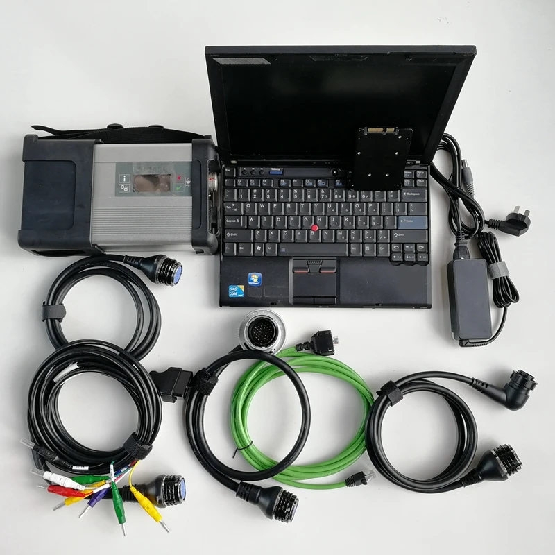 

2024 Auto Diagnostic Tool MB Star C5 SD COnnect Compact 5 Latest Software Xentr/EPC/WIS/DAS Laptop X201 I7 CPU 8G Ready to Work