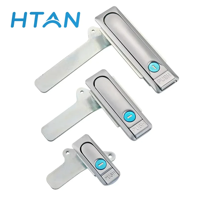 

Zinc Alloy Flat Lock Industrial Electrical Automation Press Type Bounce Lock Machine Equipment Box Cabinet Flat Door Lock