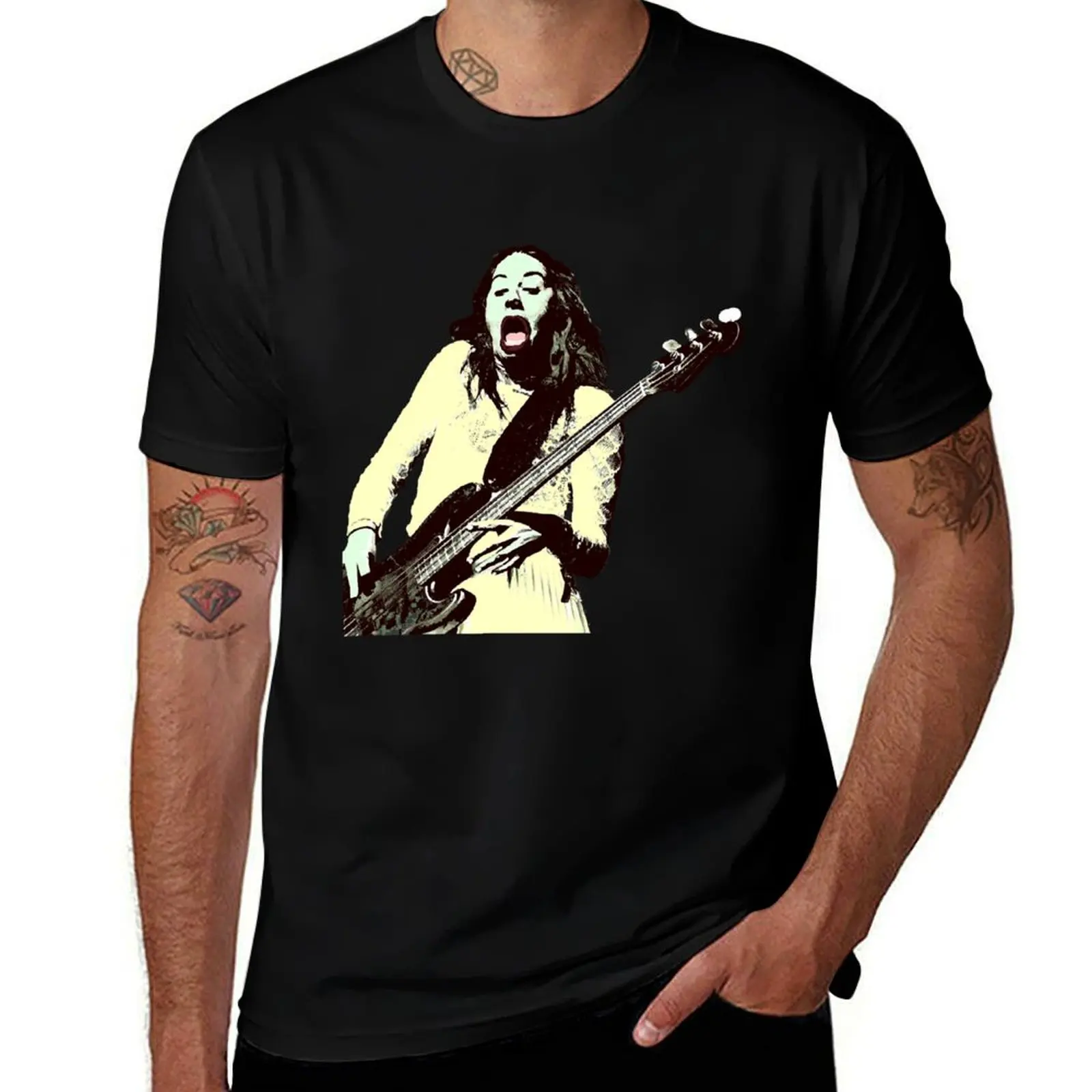 American Pop Rock Band Including 3 Branches Bassface Graphic For Fan T-Shirt Plus Size Non-Shrink T-Shirt
