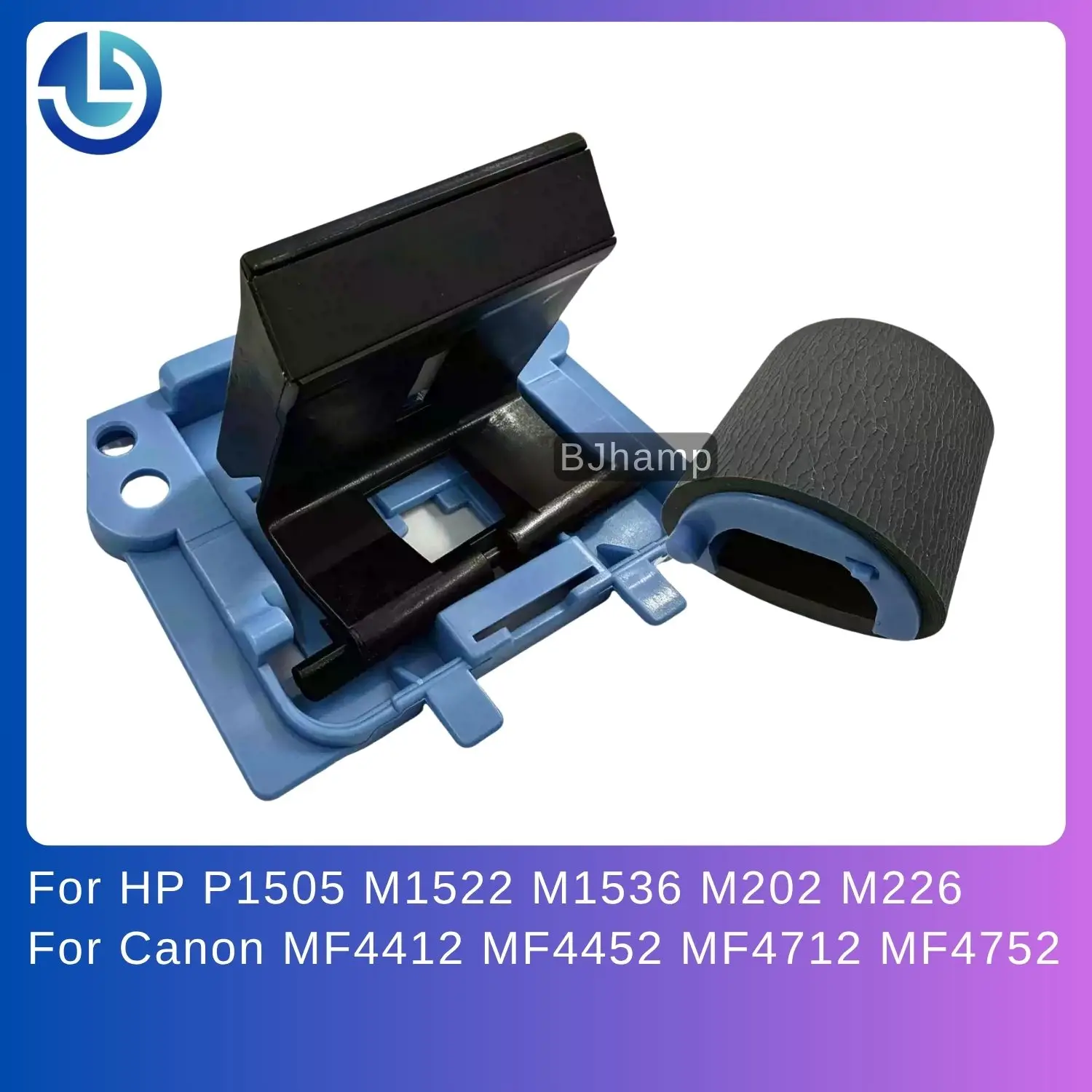 Paper Pickup Roller Separation Pad for HP 1505 1522 1536 202 226 For Canon 4412 4452 4712 4752 Anti-jam Printer Parts