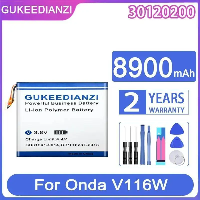 

Легкий аккумулятор для ноутбука Onda V116W 30120200 8900 мАч