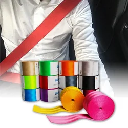 Auto Car Seat Belt Seatbelt Webbing Lap Retractable Safety Strap Universal 3.6M 48MM Car Seat Conversion Car Accessories