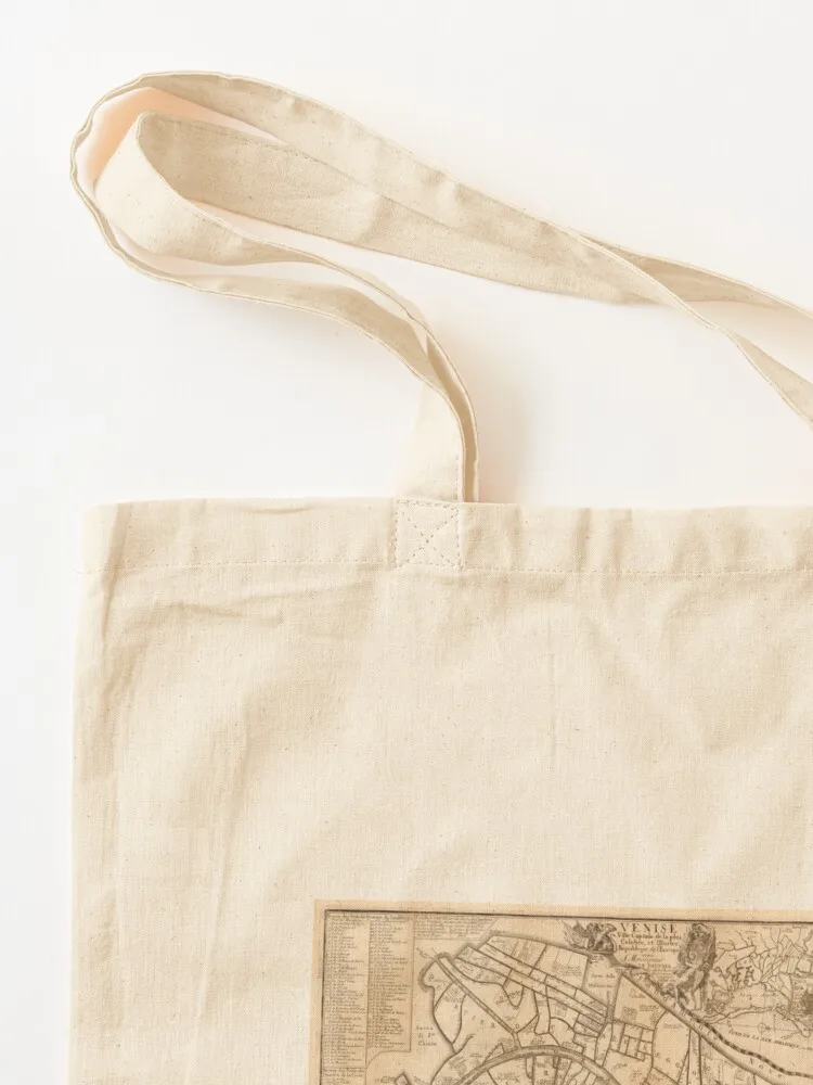 خريطة عتيقة لبندقية إيطاليا (1725) حقيبة يد حقائب يد نسائية فاخرة حقائب يد كبيرة #3