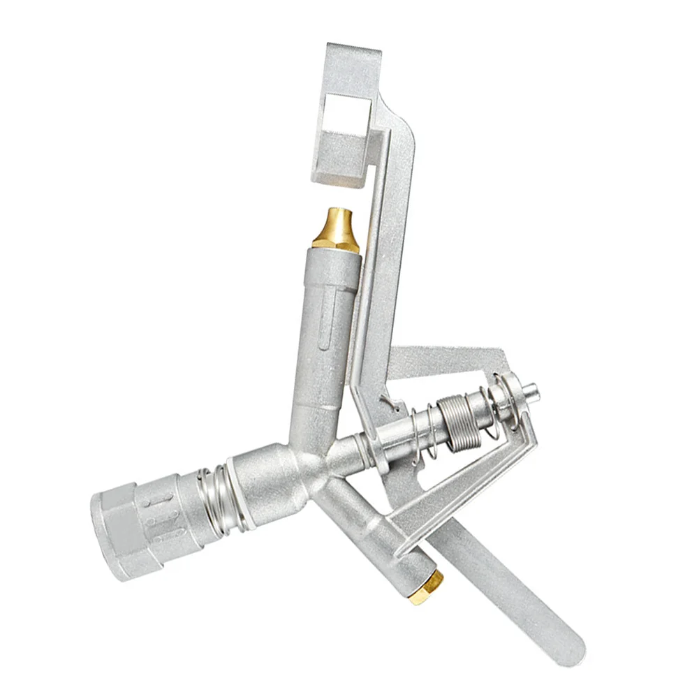 For Efficient Watering Rotating Sprinkler Garden Water Distributor Double Nozzle Design Weather Resistant Build