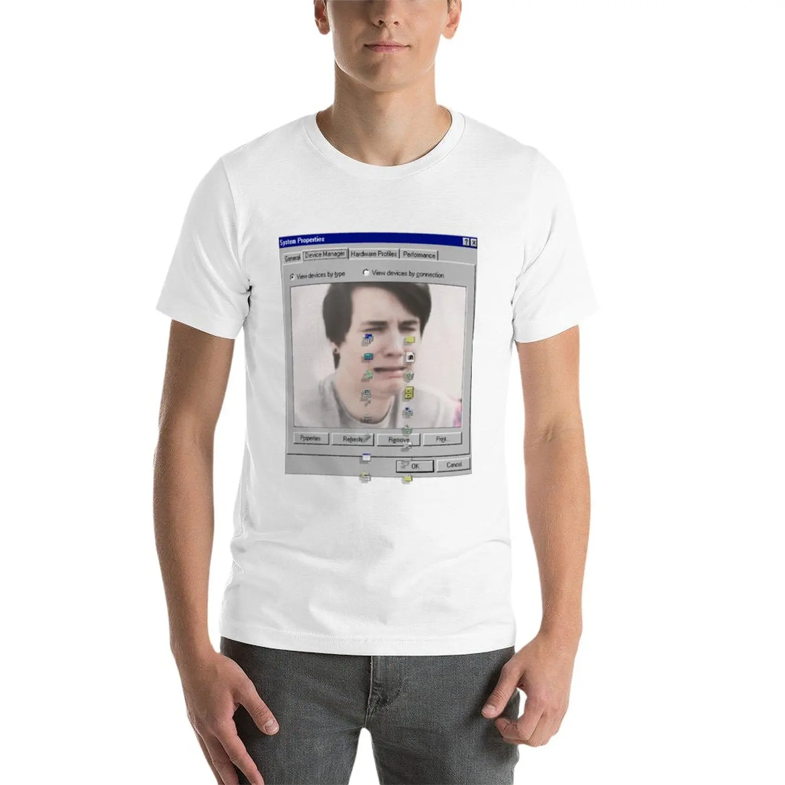 New Dan crying T-Shirt summer tops sports fan t-shirts T-shirt for a boy quick-drying t-shirt Short sleeve tee men