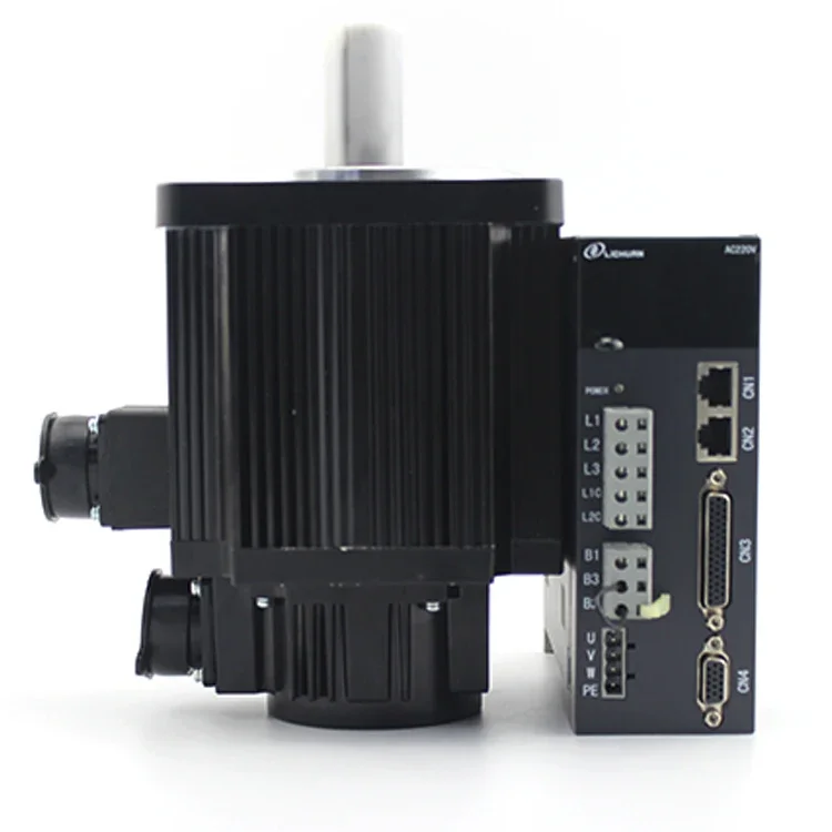 130ST-M15025 3.8KW 15N.M 2500rpm Ac 220v 3phase Servo Motor And Driver For Cnc Router