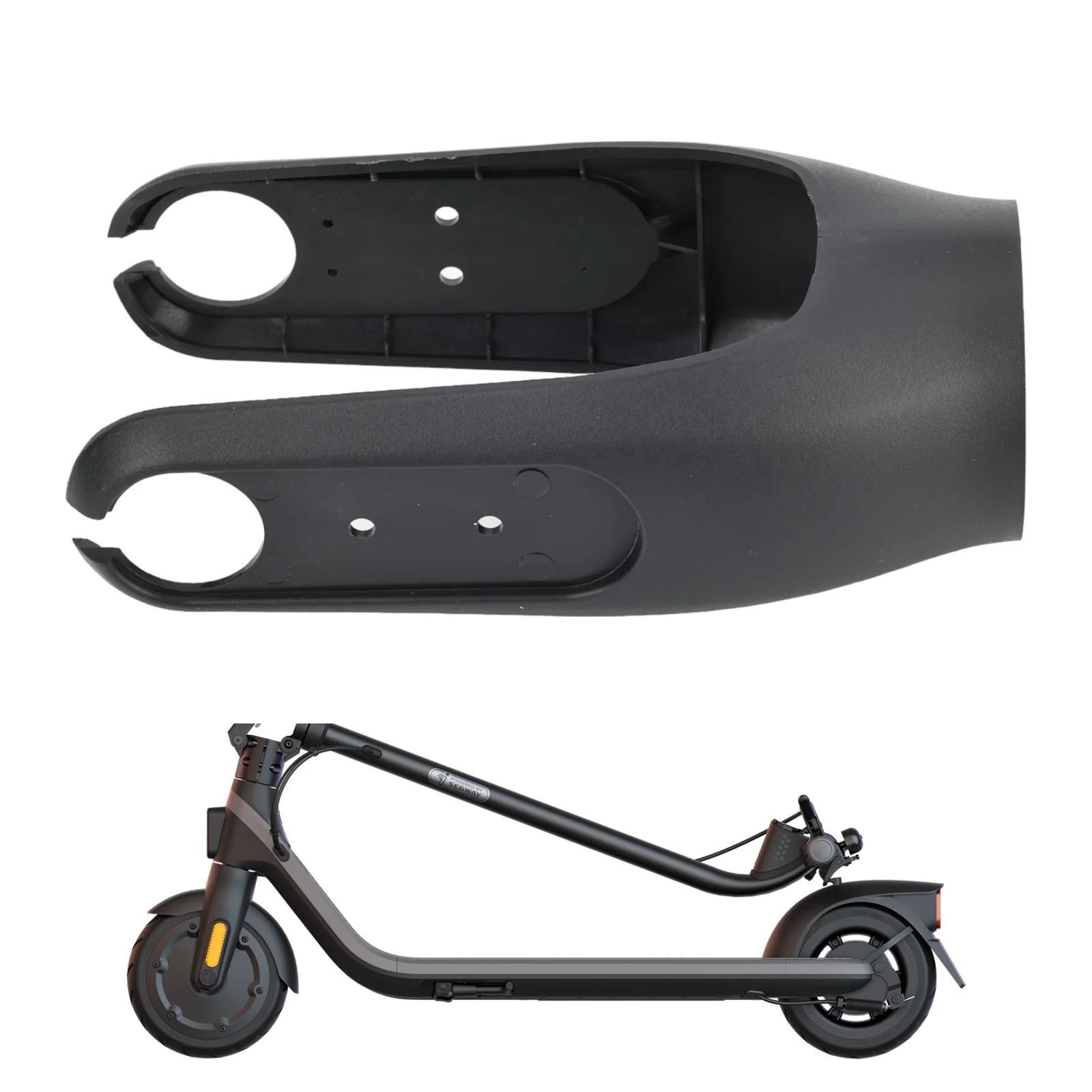 Original Front Fork Cover for Segway Ninebot KickScooter E2 Electric Scooter Plastic Case Replacement Parts Accessories