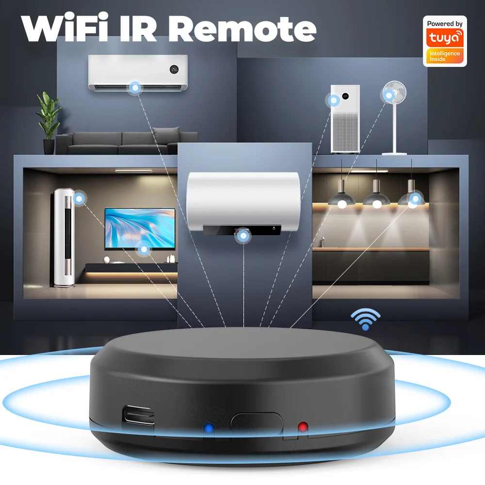 Tuya WiFi Infrared Remote Control Universal Infrared TV Conditioner Smart Life APP Remote Control Alexa Google Home Used Togethe