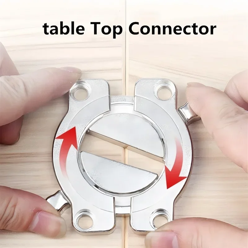 1/2pcs Tabletop Splicing Connector Table Furniture Folding Hinges Buckle Lock Desktop Combination Wood Board Splicing Fasteners