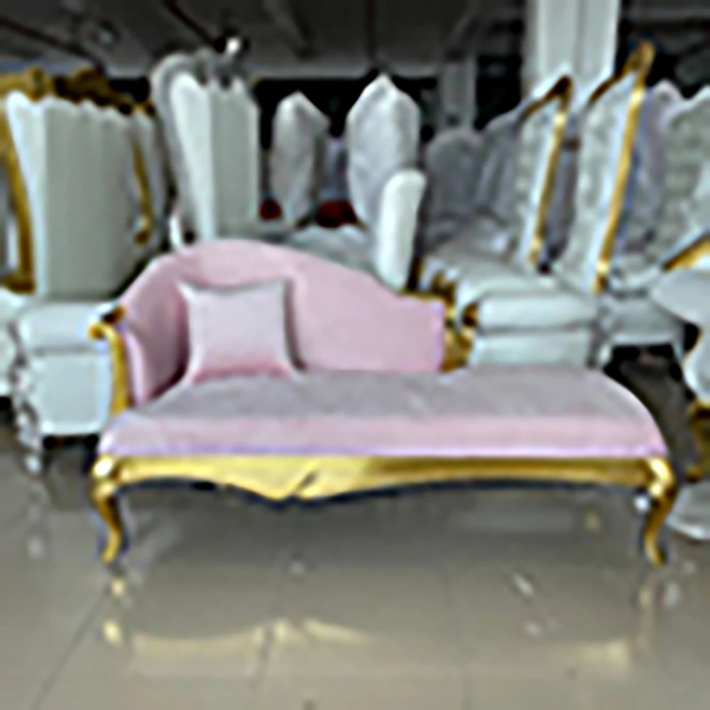 Manufacturing Hotel Hot Pink Throne Sofa For Wedding Event