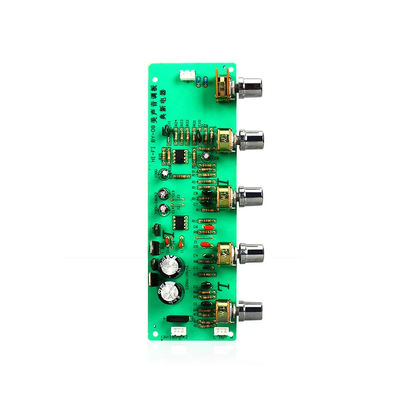 UNISIAN JRC4558 HiFi Tone Board 4558 OP-AMP Audio Amplifier Board Bass Mediant Treble Sound Control For Amplifier