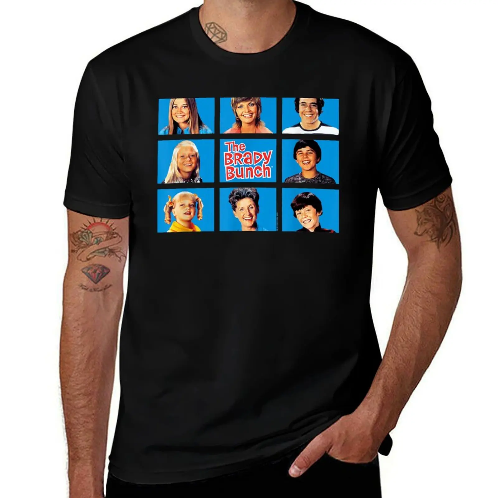 

Brady Bunch Framed T-Shirt man t shirt cotton t shirts for man pack cotton cotton t shirts man 100% T-shirt