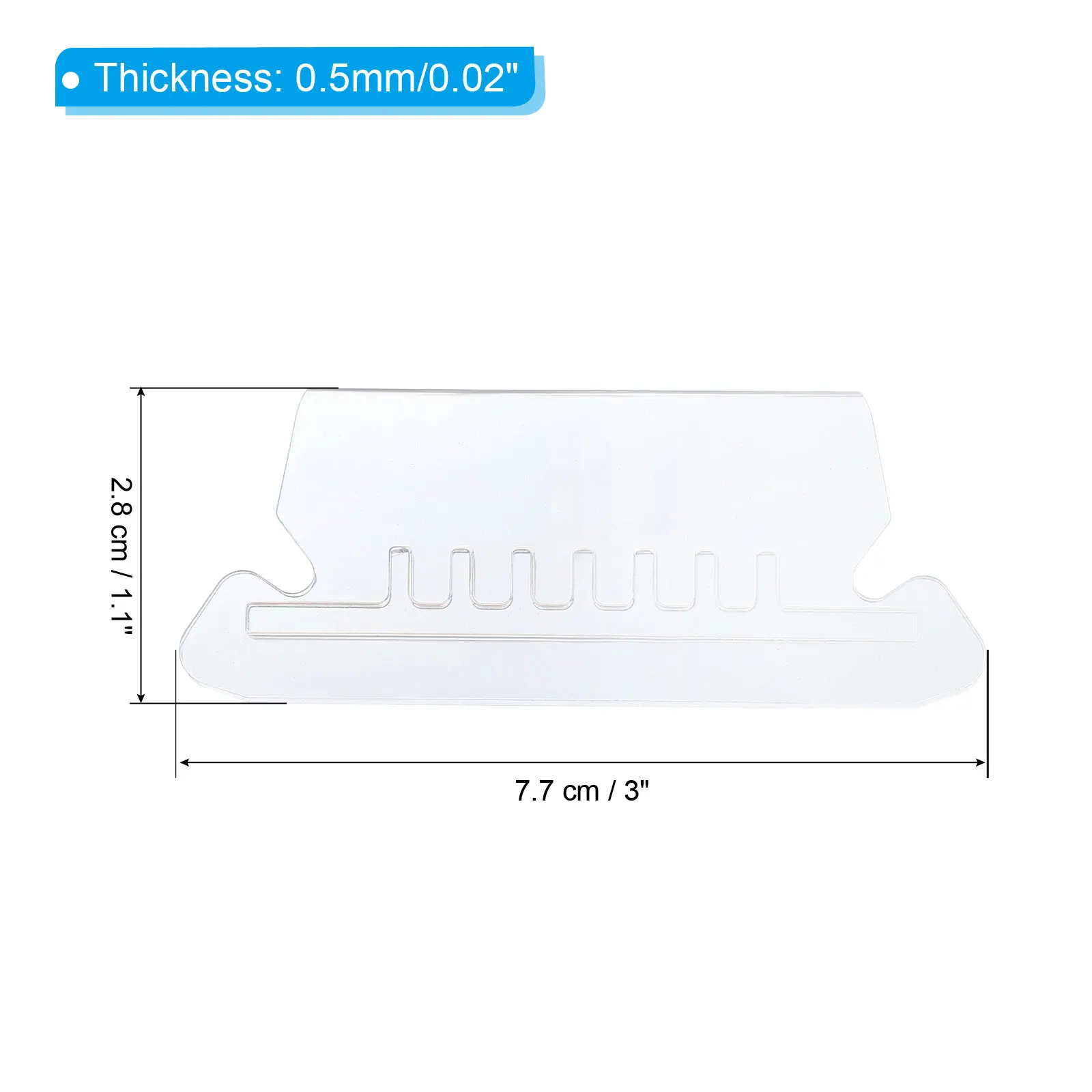 25/50Pcs 3 인치 파일 폴더 라벨 파일 폴더 탭 (폴더 바인더 용 라벨 삽입 포함) 빠른 식별 주최자