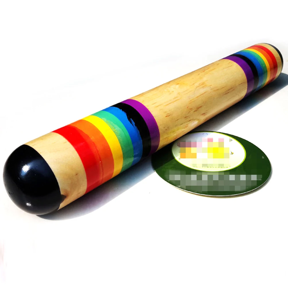 

Wooden Rainstick Instrument Kids Musical Single Tube Percussion Rhythm Baby Toddler Gift Dexterity Coordination Development