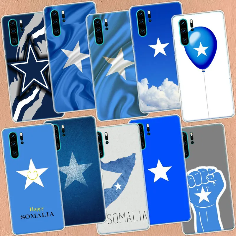 Somali Somalia National Flag Phone Case For Huawei P50 Pro P40 P30 Lite P20 P10 Coque Mate 10 Lite 20 30 40 Pro Cover Capa Shell