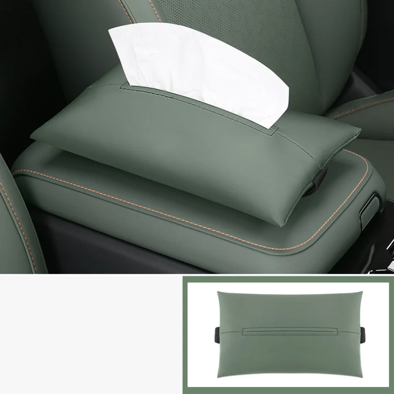 Chery Icar03 Car Tissue Box Special Drawn Paper Box Hanging Tissue Bag Interior Modification Parts