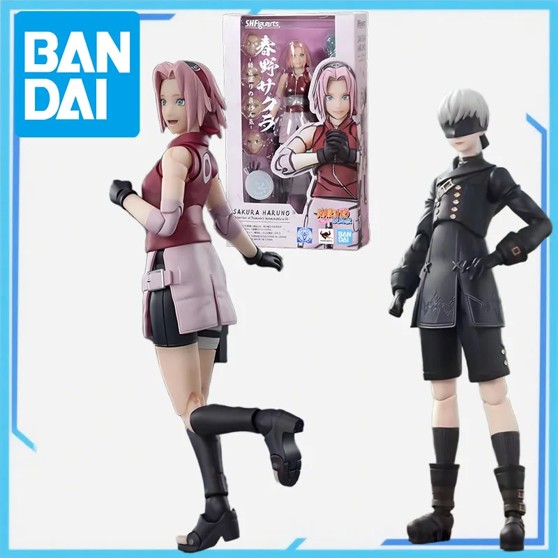 

В наличии оригинальные 100% оригинальные Bandai Naruto S H Figuarts Haruno Sakura аниме товары фигурка модель украшения