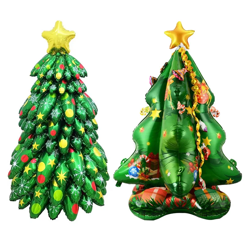 Neujahr Weihnachten Thema Party Luftballons Dekorationen Weihnachtsbaum Folienballons Frohe Weihnachten Party Supplies Party Dekor