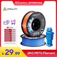 Creality PETG PLA ABS filament For 3D Printer filament 1kg 1.75mm 2rolls fit All color Plastic free-ship Accuracy 0.03mm