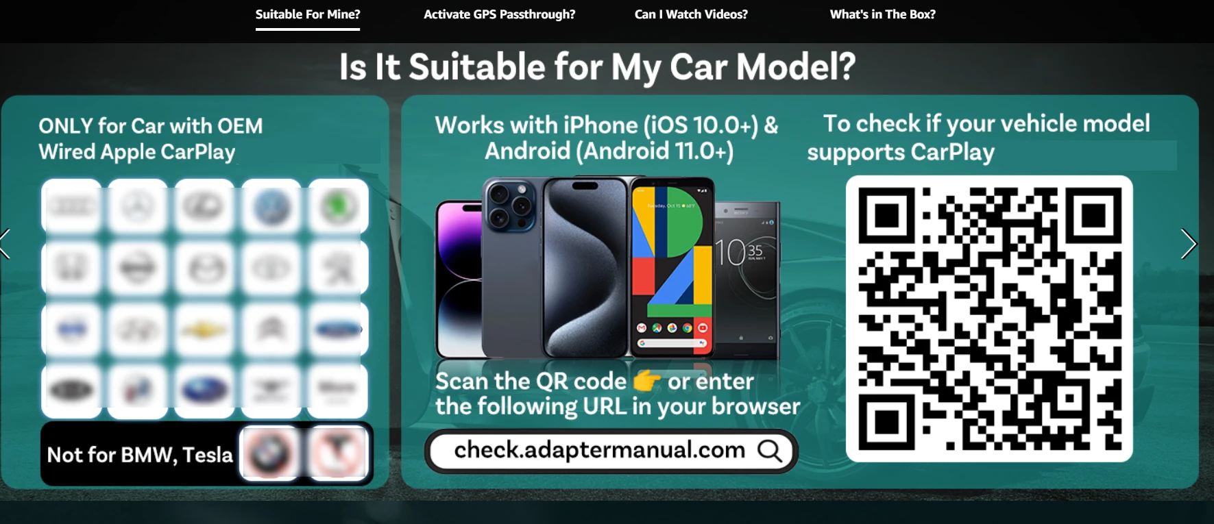 OTTOCAST Play2 Video Pro Carplay Ai Box Wireless Android Auto Adapter Eingebauter Youtube Netflix für VW Benz Ford 99 % der Autos – Detail 1
