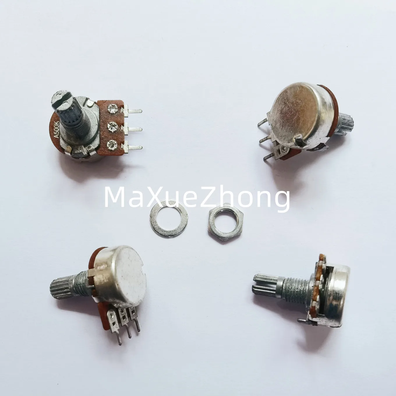 Original New 100% 16 Type single electric guitar amplifier audio volume potentiometer A500K 3pin handle length 15MM (SWITCH)