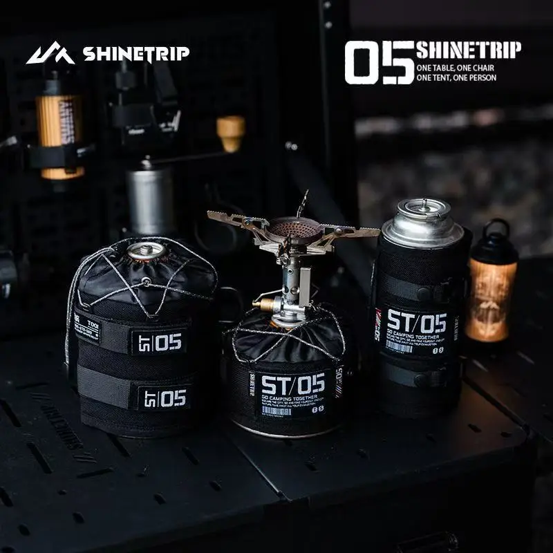 SHINETRIP Tactical Systems Out Blackened Gas Cylinder Protective Sleeve Camping Storage Sleeve Anti-Collision Gas Tank Sleeve