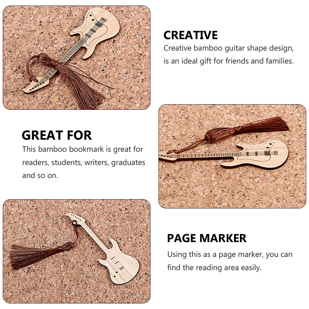 

Book Marker Guitar Bookmark Music Inspired Bookmarks Japanese-style Child Decor