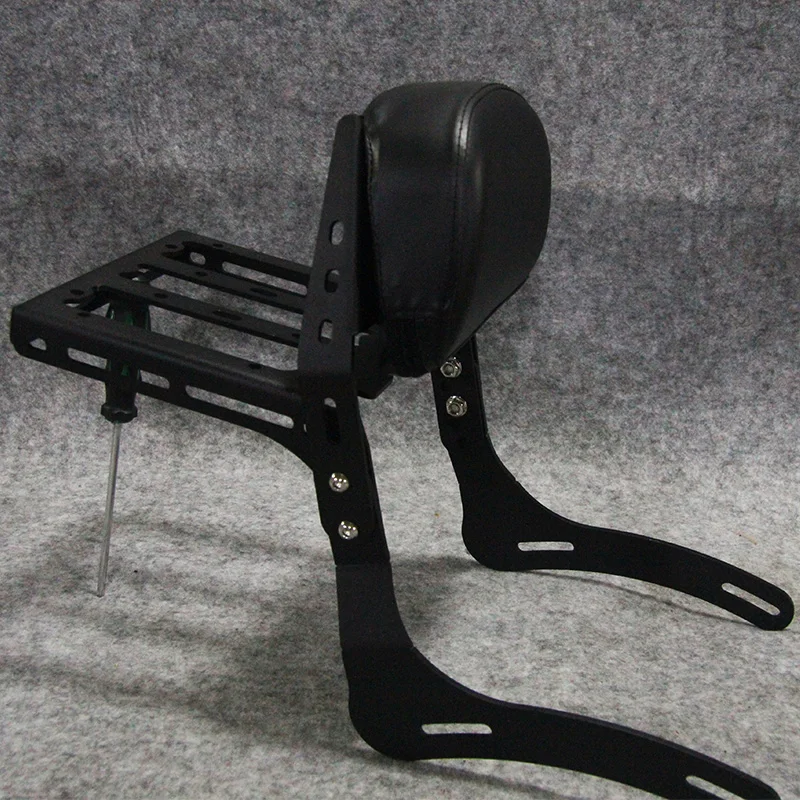 Rear Passenger Backrest Sissy Bar with Luggage Rack for Honda REBEL 1100 CM1100 CMX1100 2021 2022 2023 21 22 23 Matte Black A