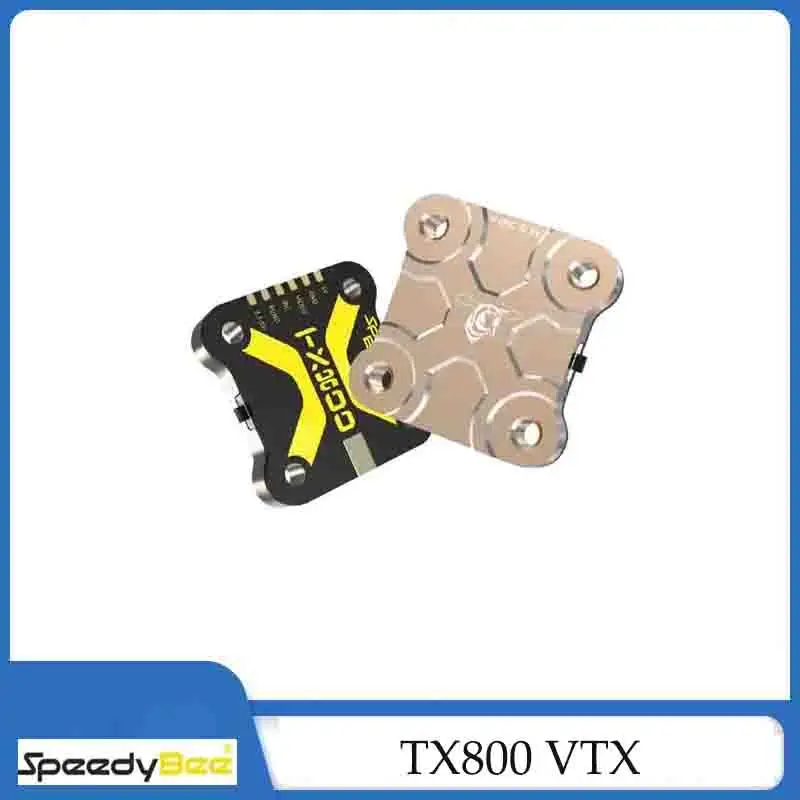

SpeedyBee TX800 VTX 5.8G 48CH PitMode 25mW/200mW/400mW/800mW Output Long Range Transmitter Tramp Support For FPV Racing Drone RC