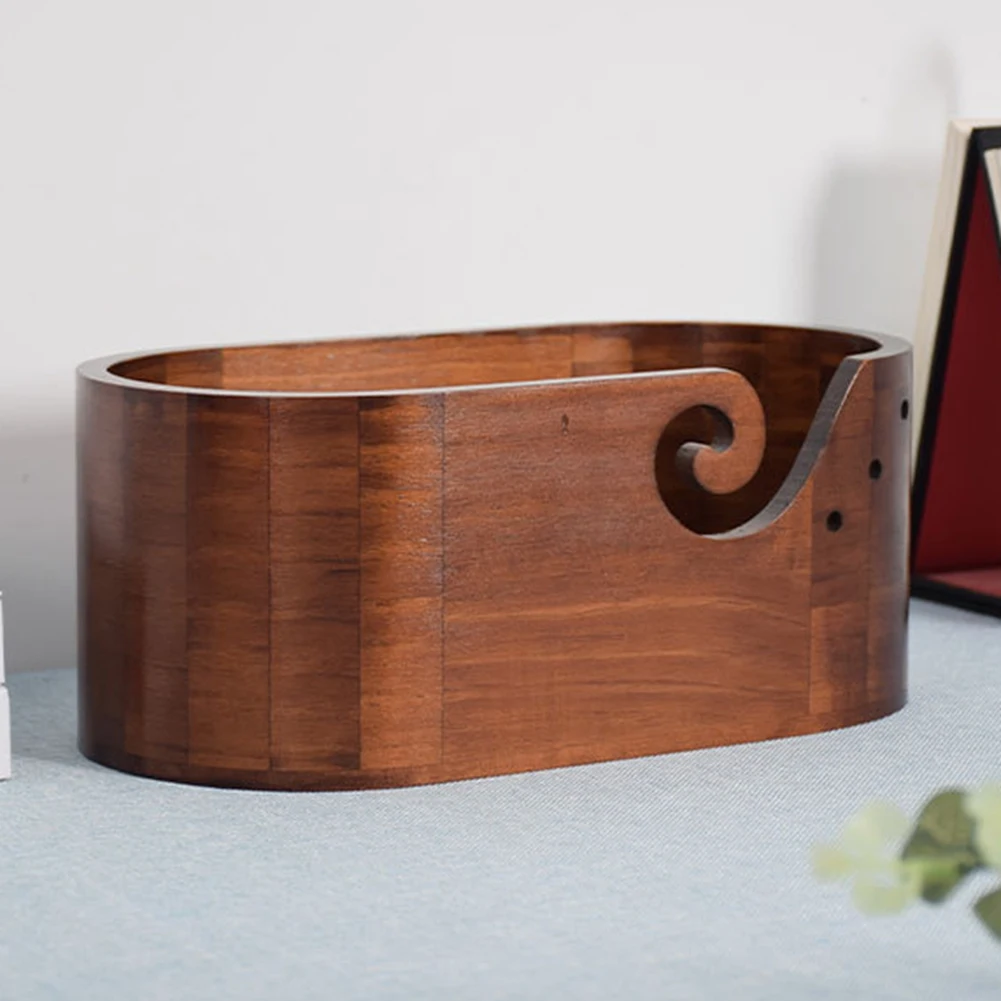 

A60zwooden Yarn Bowl,Yarn Bowls For Crocheting,Knitting Yarn Holder,Wood Storage Crochet Bowl For Crocheting & Knittingmay