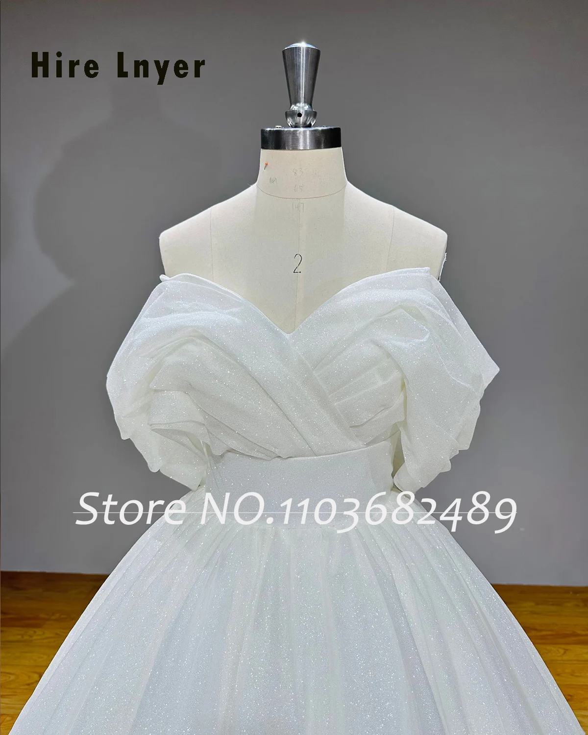 Vestidos De Novia lśniące suknie ślubne z ramienia suknia w stylu Vintage Mariage z dekoltem w szpic eleganckie suknie ślubne Hochzeitskleid